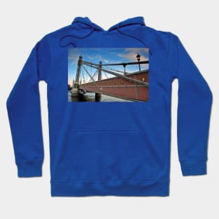 Albert Bridge Chelsea and Battersea London UK Hoodie